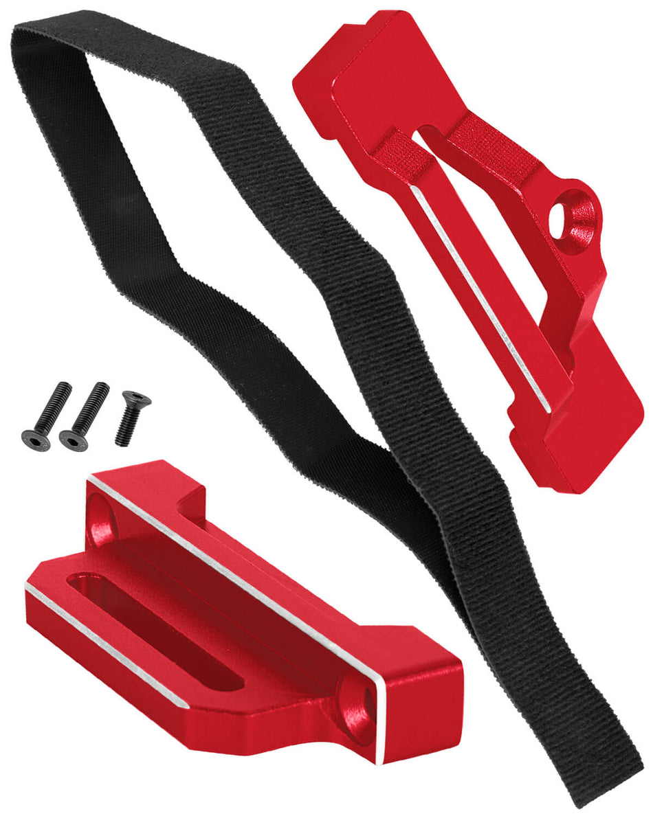 Aluminium Battery Plate Battery Mount Upgrades Part for 1/10 Traxxas Slash 2WD (VXL)/Ford F-150 Raptor