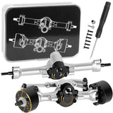 Front Rear Axles Upgrades Part for 1/30 Axial SCX30 Chev rolet K10/Jeep Wrangler JLU 4X4/F0rd Bronco 4X4