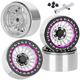 Alloy 2.2 Beadlock Wheels Rims for 1/10 Traxxas TRX4 TRX6 Axial SCX10 SCX10 II SCX10 III SCX10 Pro Gen7/8 D90 VS4-10 MST CFX