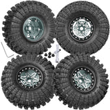 1.9 Wheels and Tires for 1/10 Traxxas TRX4 TRX6 Axial SCX10 SCX10 II 90046 SCX10 III AXI03007 SCX10 Pro Gen7/8 D90 VS4-10 MST CFX