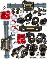 RC Upgrades Part for 1/10 Traxxas TRX4,Brass Front & Rear Portal Axles