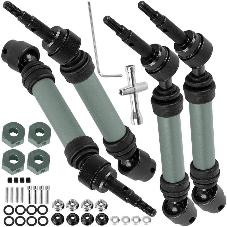 Drive Shaft Axles Upgrades Part for Traxxas 1/10 4WD Slash/Rustler/Stampede/Jato 4X4(BL-2s)(VXL),Ford F150