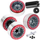 RC 1.9 Dually Beadlock Wheels Rims w/Adjustable Offset for 1/10 Traxxas TRX4 TRX6 Axial SCX10 SCX10 II 90046 SCX10 III AXI03007 SCX10 Pro Gen7/8 D90 VS4-10 MST CFX