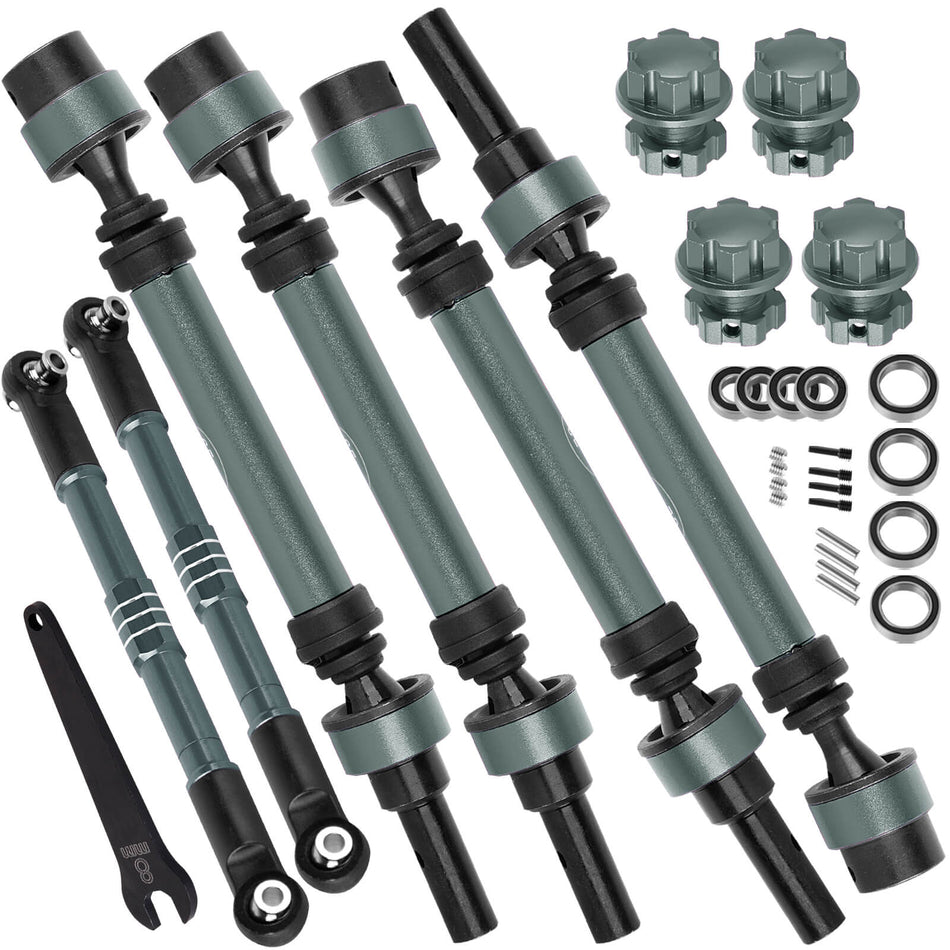 Steel Drive Shaft Axles Links Upgrades Part for 1/10 Traxxas WideMaxx,#89086-4