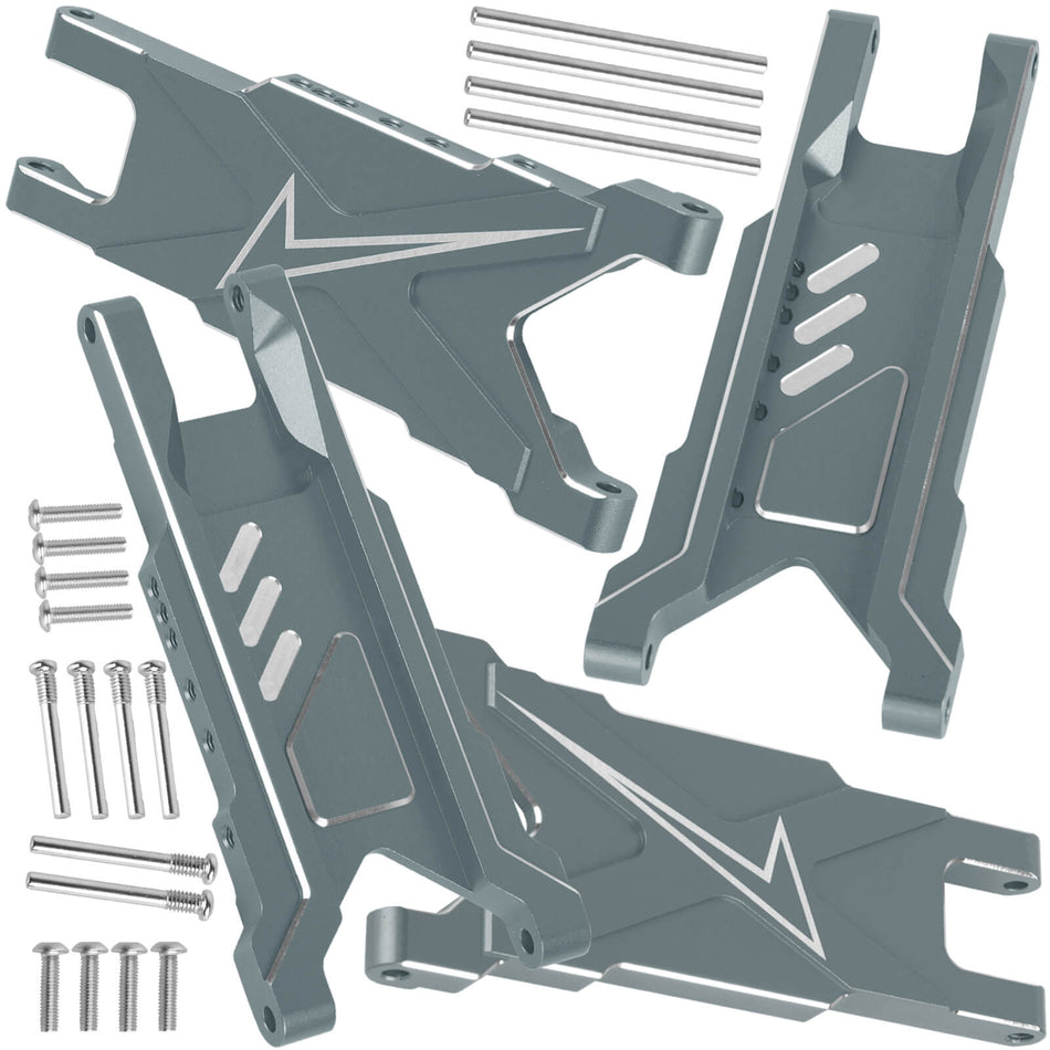 RC Aluminum Suspension A-Arms Upgrades Part for 1/10 Traxxas Slash Rustler Stampede 4X4 VXL BL-2s,Hoss 4WD VXL,XO-1