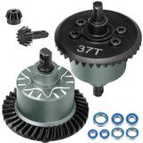 Front Rear 37T Differential Gear Upgrades Part for 1/10 Traxxas Slash 4X4 (VXL)/Rustler 4X4 (VXL)/Stampede 4X4 (VXL)/Jato 4X4 VXL 4WD,XO-1