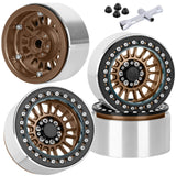 Alloy 2.2 Beadlock Wheels Rims for 1/10 Traxxas TRX4 TRX6 Axial SCX10 SCX10 II SCX10 III SCX10 Pro Gen7/8 D90 VS4-10 MST CFX