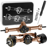 Front Rear Axles Upgrades Part for 1/30 Axial SCX30 Chev rolet K10/Jeep Wrangler JLU 4X4/F0rd Bronco 4X4