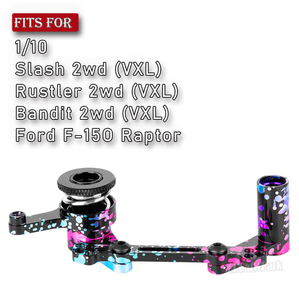 Aluminum Steering Bellcrank Upgrades Part for 1/10 Traxxas Slash 2WD/Rustler 2WD/Bandit 2WD (VXL)