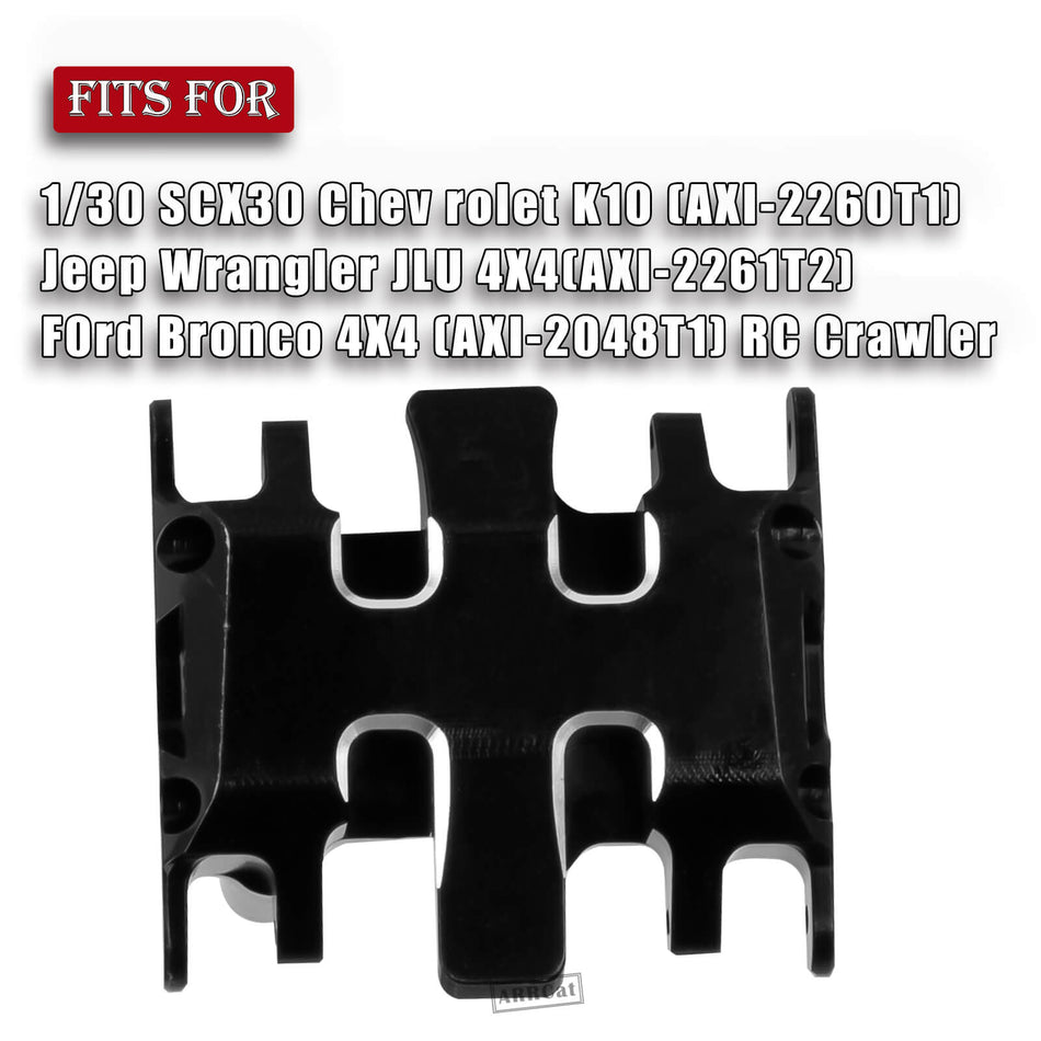 Aluminium Chassis Protection Upgrades Part for 1/30 Axial SCX30 Chevrolet K10/Jeep Wrangler JLU 4X4/Ford Bronco 4X4
